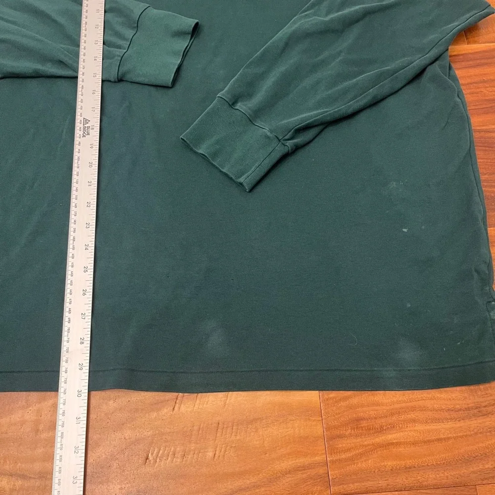 Polo Ralph Lauren Long Sleeve‎ Polo Mens XXL Green Classic Fit flesh Pony Logo